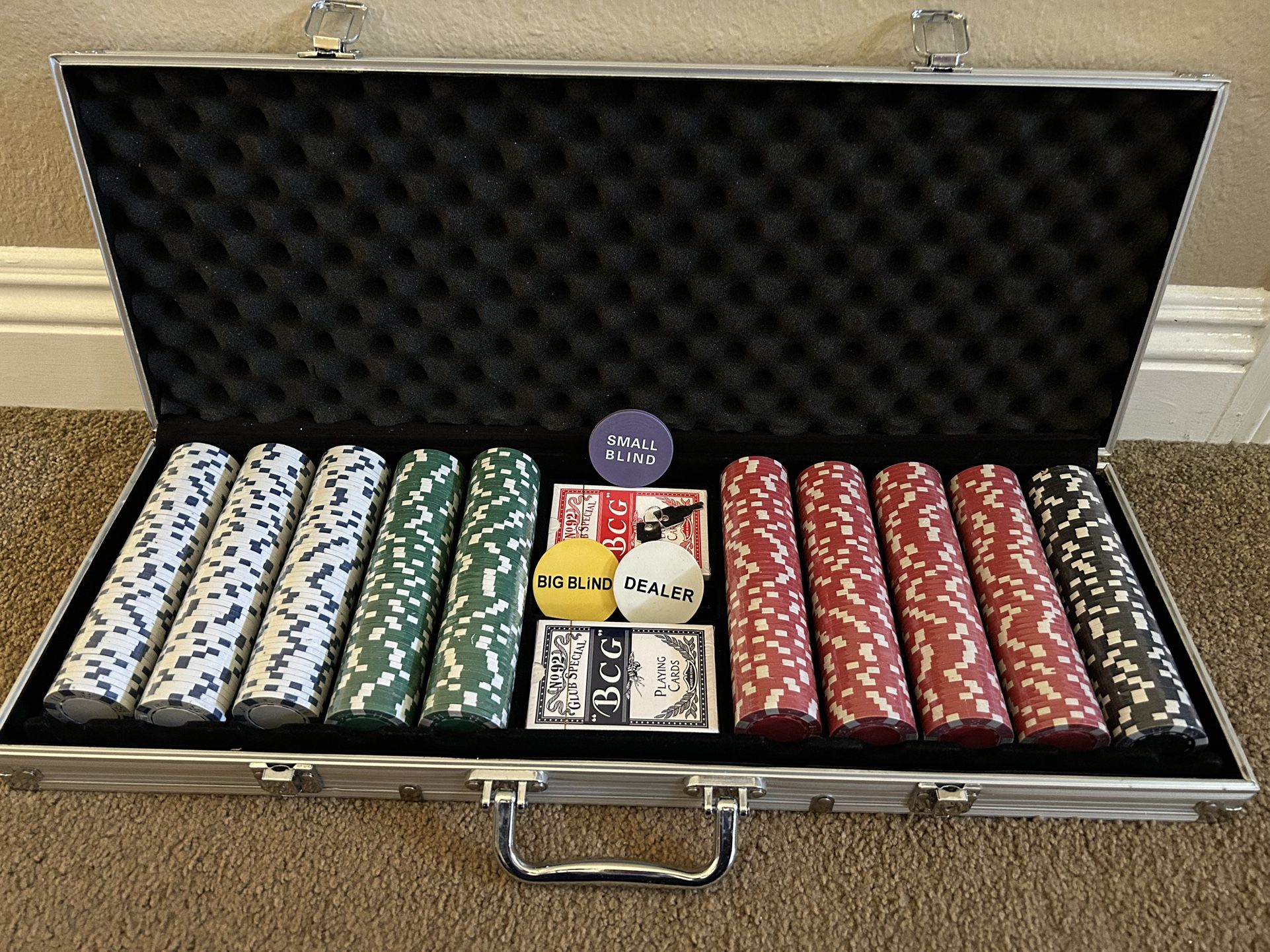 POKER CHIP SET, New In Factory Wrap