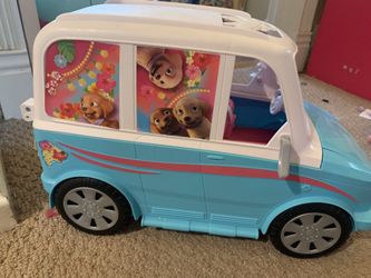 Barbie ultimate 2024 puppy mobile