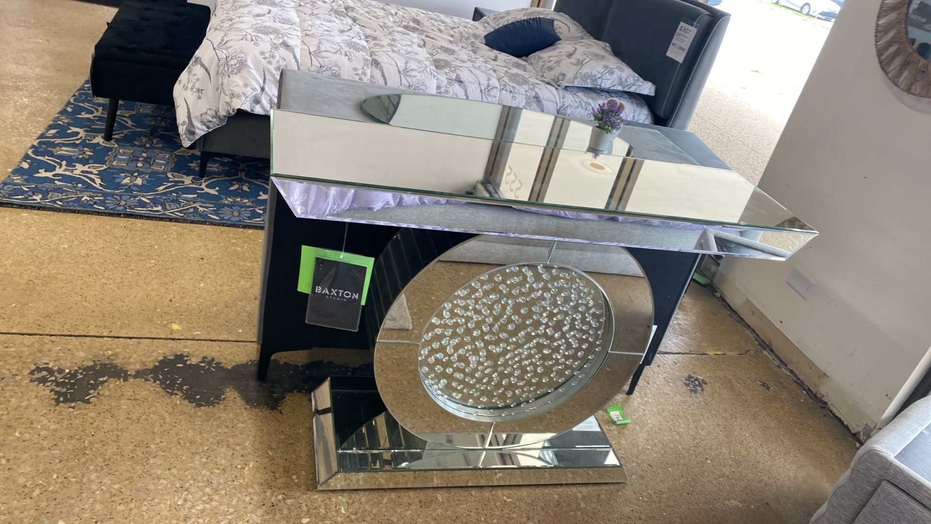 Baxton Studio Mirrored Console