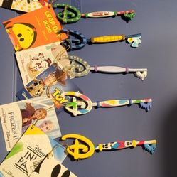 Rare Hard to Find Disney Store Limited Edition Keys.