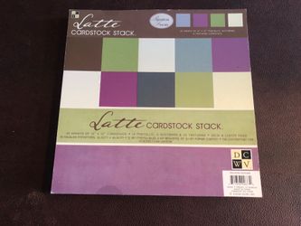 DCWV Latte Premium Cardstock Stack