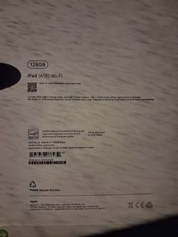 Ipad a16 $250 (new)