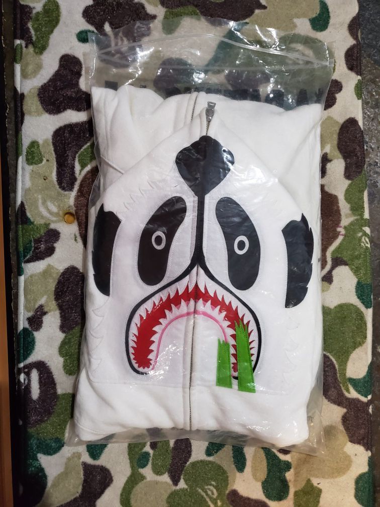 Brand new Bape Panda zip up hoodie size XL