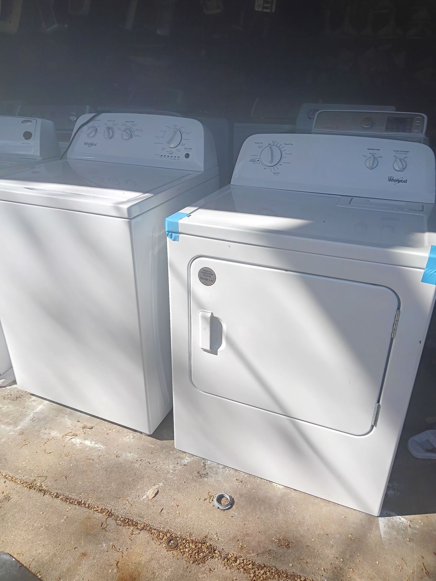 Whirlpool XL washer dryer