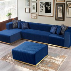 Sectional With Ottoman 