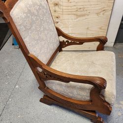 Antique Platform Rocking Chair