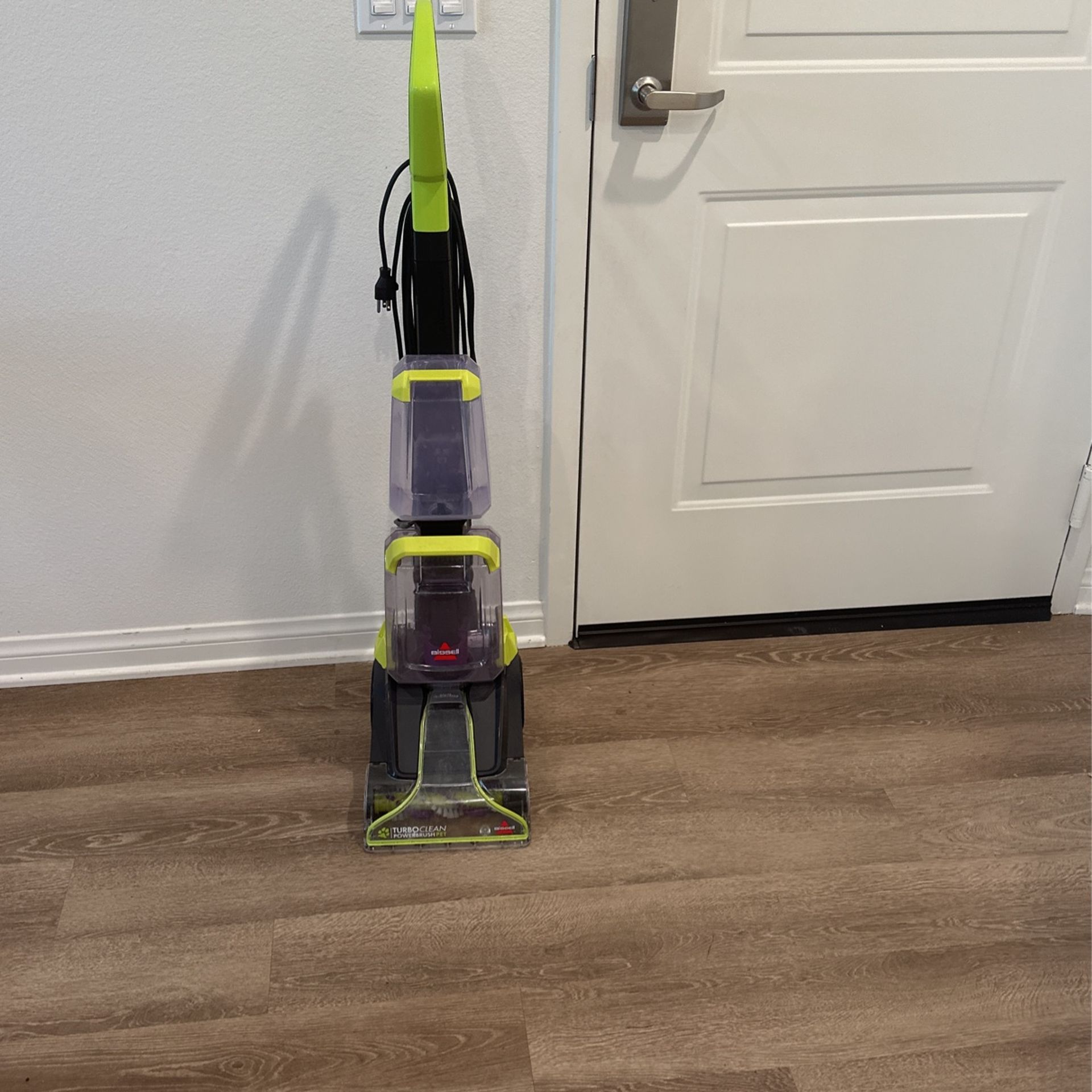 Bissell TurboClean PowerBrush Pet Carpet Cleaner, 2987,Green/ Black large