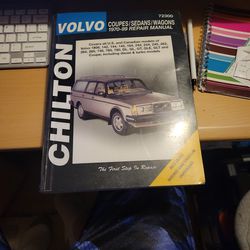 Chilton Volvo Coupes/Sedans/Wagons 1970-89 Repair Manual 