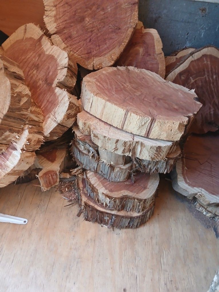 RED CEDAR SLABS AND MORE