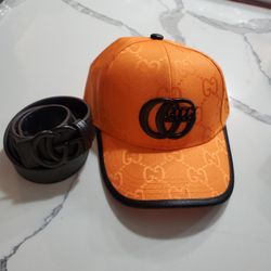 Gg Set Cap And Matching Belt