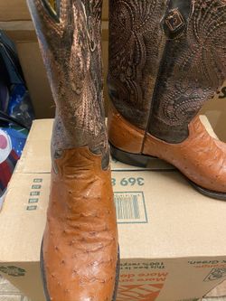 Ostrich boots