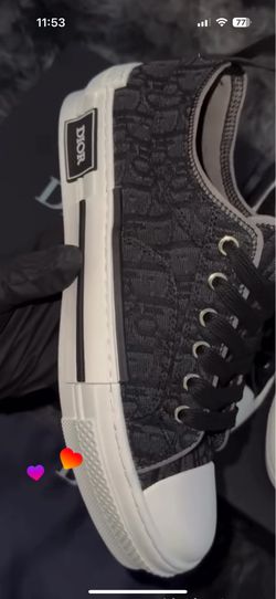 Black Dior sneakers