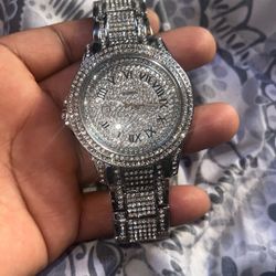 Fully Iced Out Watch VVS CZ Stones