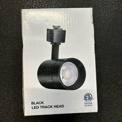 Black LED Track Head