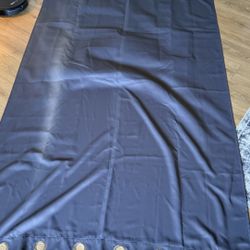HILLEBORG IKEA CURTAIN BLACK OUT PAIR ( 2 total)