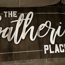 The Gathering Place" 20 In x 40 In , Canvas Print Only 