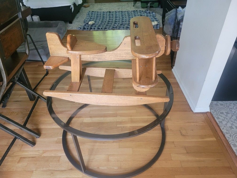Coffee Table And Rocking Horse