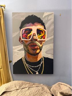 Bad Bunny Wall Art