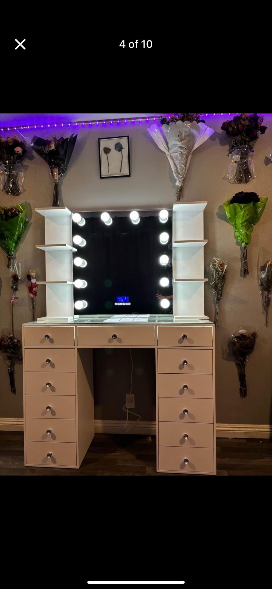 Bluetooth Makeup Vanity
