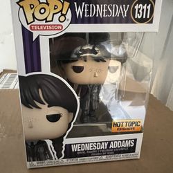 wednesday funko pop hot topic exclusive