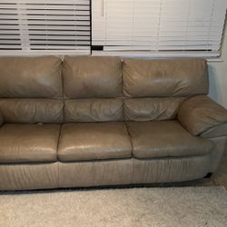 Leather couch gently used $0