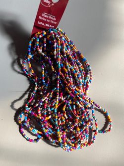 Colorful lights waist beads