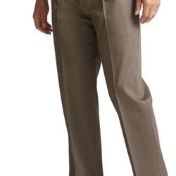 Dockers Men's Classic fit Cotton Stretch Pants-Pleated 33X30