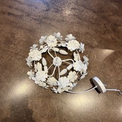Flowers Ceiling Lamp With Bulbs