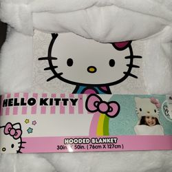 Hello Kitty Hooded Blanket