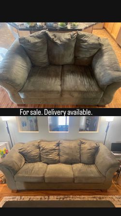 Couch and love seat