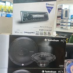 Kenwood Marine With Rockordfosgate 6.5 Speakers