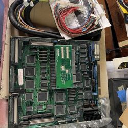 Konami Soccer Superstars 4 Player Arcade Video Game Pcb Board 