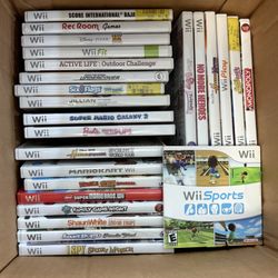 Wii Games And Accessories (no Console)