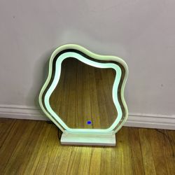 New RoyalCraft Vanity Mirror with Lights, Lighted Makeup Mirror with 3 Color Lighting & Touch Screen, LED Cloud Mirror, Makeup Mirror for Desk, Wall M