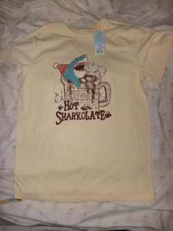 Cat & Jack XL 14 Shark T-shirt 
