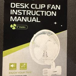 Desk Clip Fan