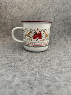 World Market Scandinavian Santa Coffee Mug