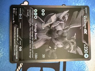 Zekrom ex Pokemon card