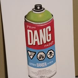 Graffiti Street Art Spray Can Art Painting On Canvas By Artist One Of A Kind Hand Painted