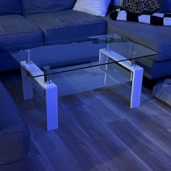 Clear Coffee Table 