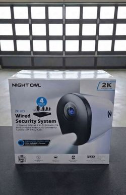 Night Owl
12-Channel 2K Wired DVR Security Camera System with 2 TB Hard Drive and 4 Wired HD Spotlight Cameras