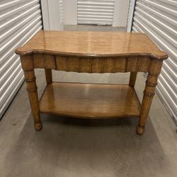 Vintage Scalloped Side Table 
