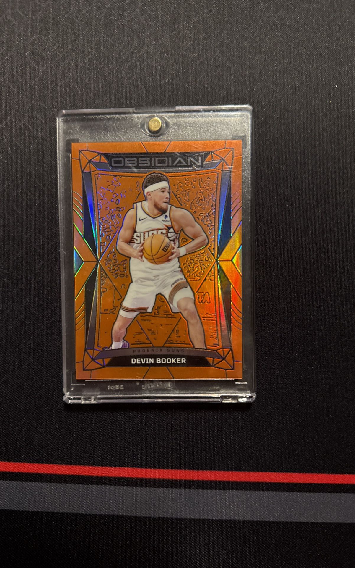 Devin Booker Obsidian Orange Number To 99