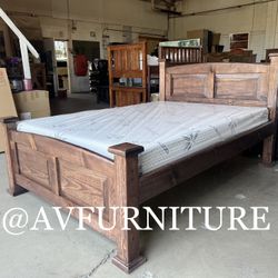 Full Bed And Foam Mattress 