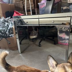 Mirrored Desk / Vanity