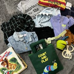 Baby Clothes And Toys 0-3 Month To 1 Year Bundle 