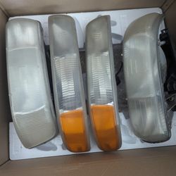99-02 Chevy Silverado Headlight, Taillight And Third Brake Light Housing