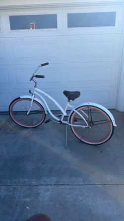 White beach cruiser