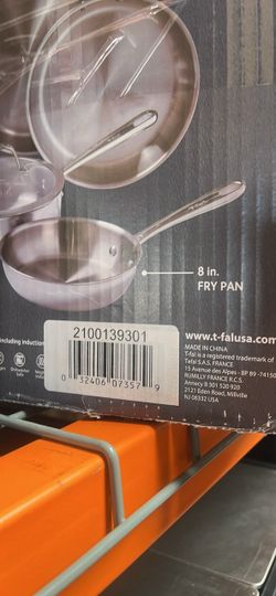 T-fal Pro Tri-Ply Stainless Steel 13 Piece Cookware Set