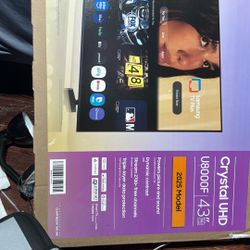 New Samsung Crystal Uhd 43 Inch 25 Model Tv